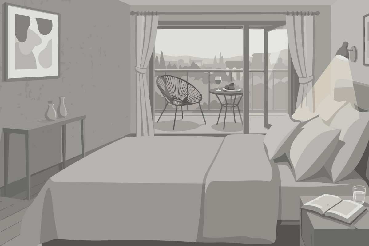 Kamer met Queensize Bed, Uitzicht op de Oceaan en Balkon (Uitsluitend Volwassenen)